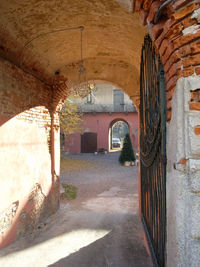 Archway of building