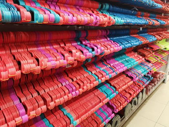 Full frame shot of multi colored store for sale in market