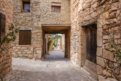 Entrance of old building