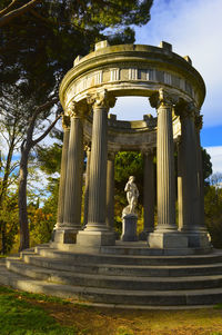 Low angle view of statue