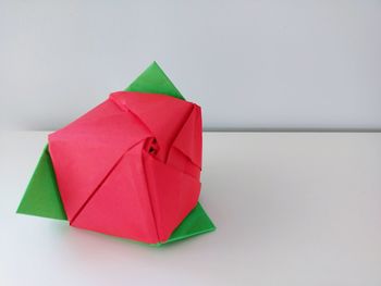 Close-up of multi colored pencils on white background