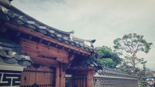 Low angle view of built structure