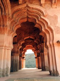 Corridor of historic building