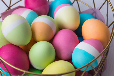 Close-up of multi colored candies