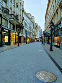 Street amidst buildings in city