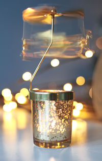 Close-up of drink on table