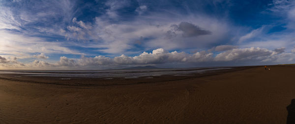 Panoramic view of beach against sky