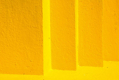 Full frame shot of yellow wall