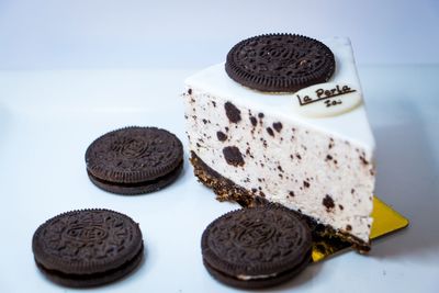 Close-up of chocolate cake