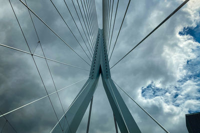 Low angle view of ferris wheel against sky