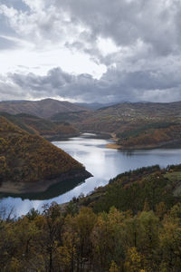 Lake view in bulgaria europe