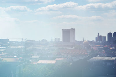 Cityscape against sky