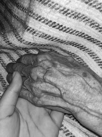 Close-up of woman hand with tattoo