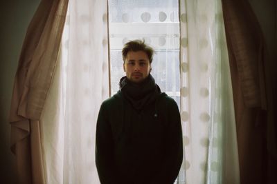 Portrait of young woman