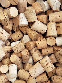 Full frame shot of wine corks