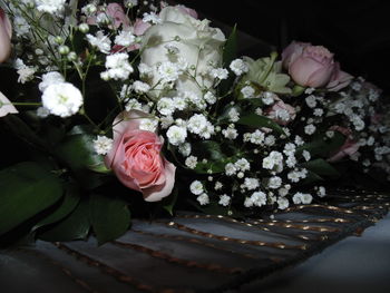 Close-up of rose bouquet