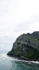 Rock formations at seaside