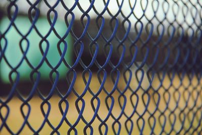 Close-up of chainlink fence