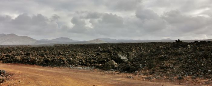 Panoramic view of landscape against sky