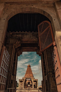 Low angle view of historical building against sky