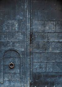 Surface level of wooden door