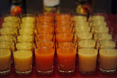 Close-up of drink on table