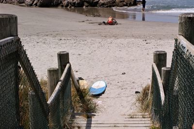Man on beach