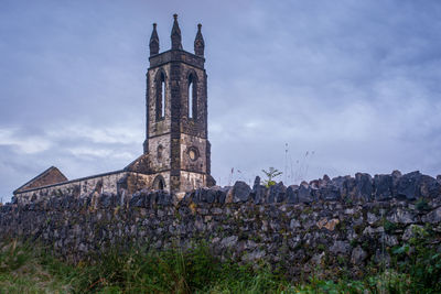 View of old building against sky