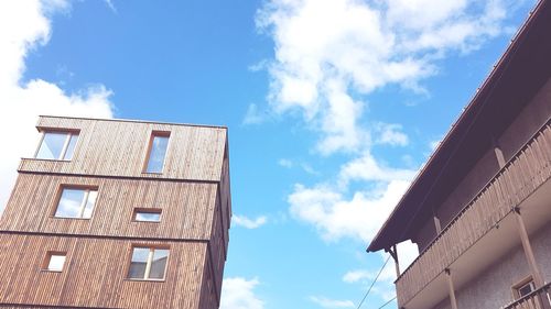 Low angle view of building against sky