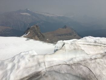 Scenic view of mountains
