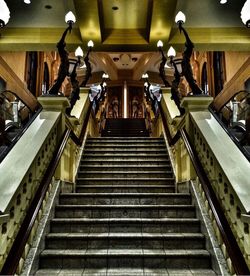 Low angle view of staircase