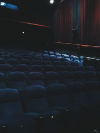 Empty chairs in room