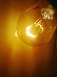 Close-up of light bulb