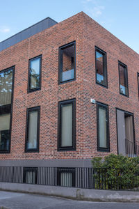Low angle view of building against sky