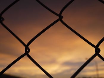 Close-up of chainlink fence