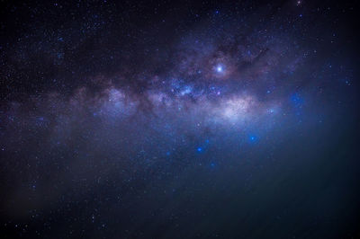 Full frame shot of star field milky way galaxy