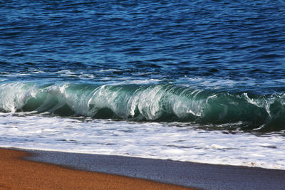 Scenic view of sea waves