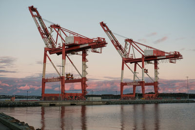 Halifax harbour cranes 1