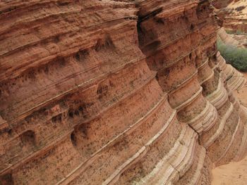 Aerial view of a canyon