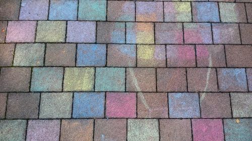 Full frame shot of multi colored pattern