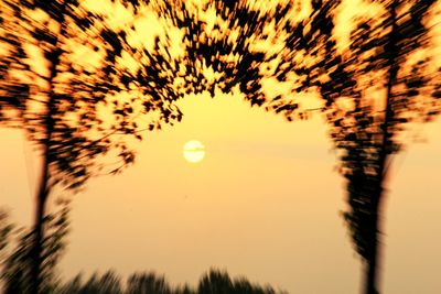 Scenic view of sky at sunset