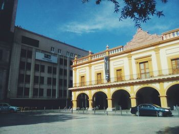 Building with buildings in background