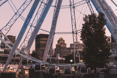 View of city buildings against sky