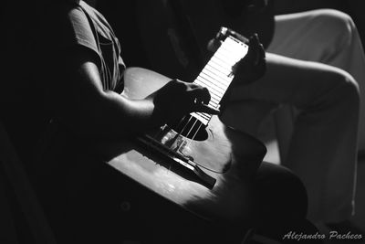 Close-up of guitar