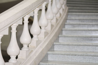 Low angle view of staircase in building