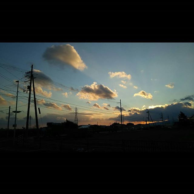 sunset, silhouette, electricity pylon, sky, power line, electricity, power supply, orange color, cloud - sky, fuel and power generation, connection, technology, cloud, cable, low angle view, nature, dark, dusk, beauty in nature, no people