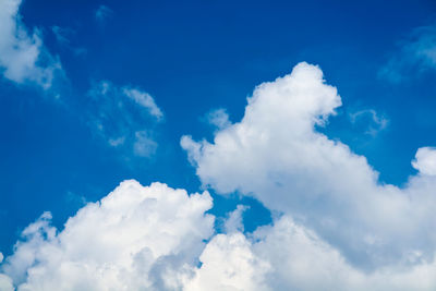 Low angle view of clouds in sky