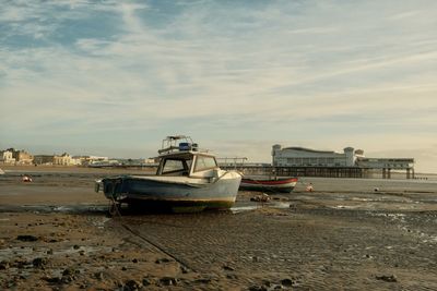 Boats in sea