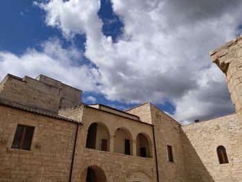 Low angle view of building against sky