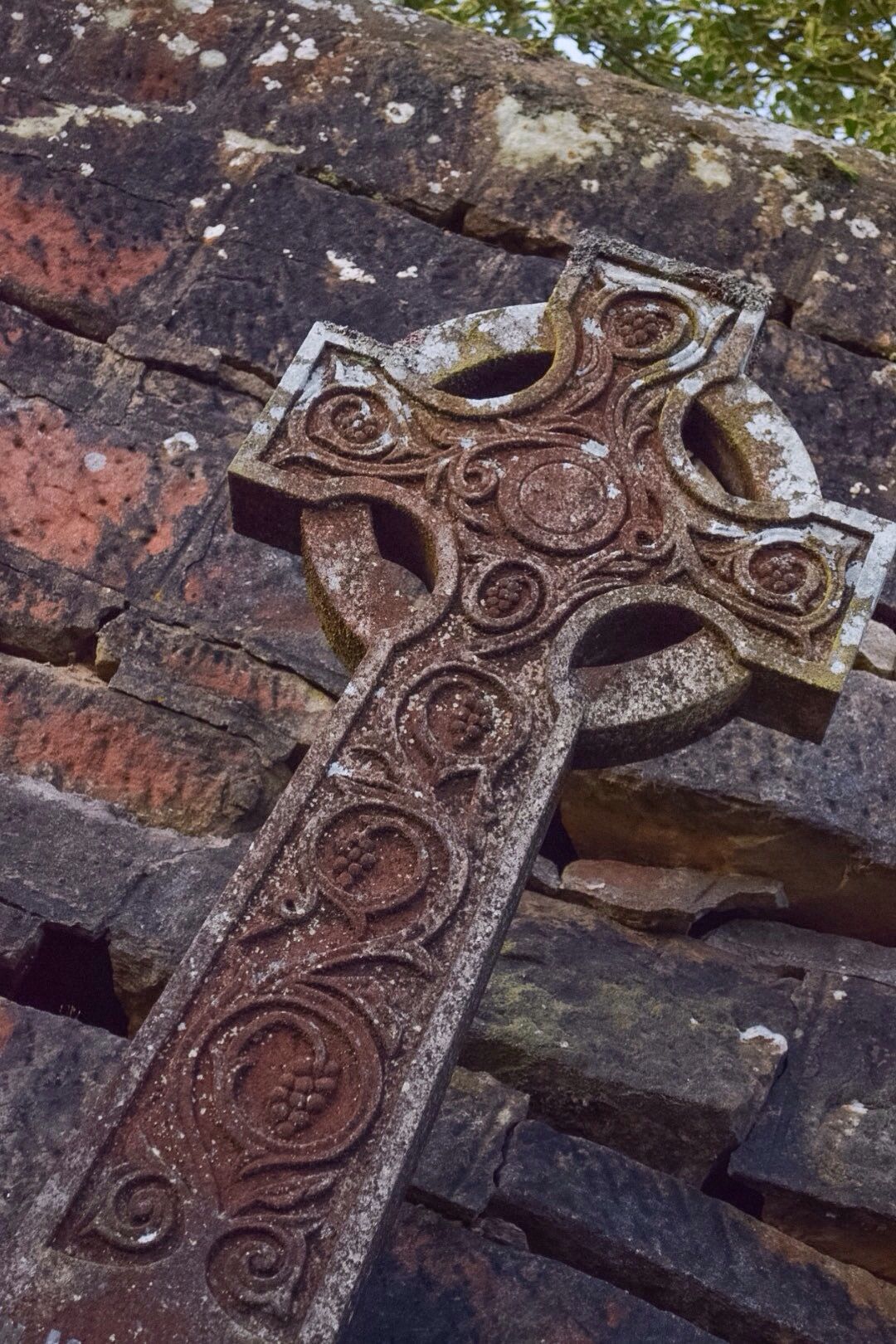 Celtic gravestone